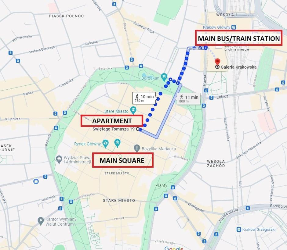 Prime Location Apartment كراكوفيا المظهر الخارجي الصورة
